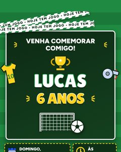 Modelo Futebol cartaz